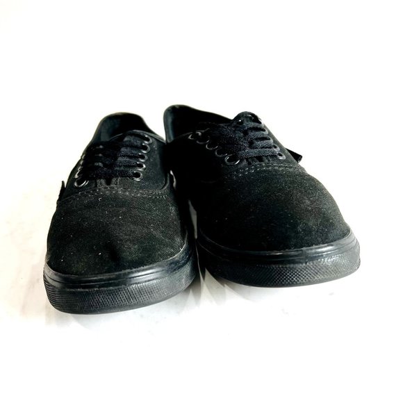 Vans Off the Wall Black Casual Canvas Sneakers Women US 7, UK 4.5 - Picture 3 of 8